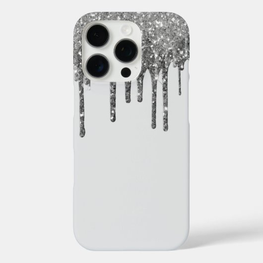 Glitter Drip iPhone 16 Pro Hoesje (Achterkant)