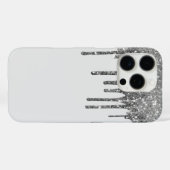 Glitter Drip iPhone 16 Pro Hoesje (Achterkant (horizontaal))