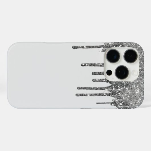 Glitter Drip iPhone 16 Pro Hoesje (Achterkant (horizontaal))