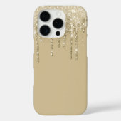 Glitter Drip iPhone 16 Pro Hoesje (Achterkant)