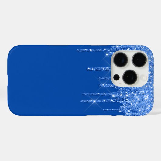 Glitter Drip iPhone 16 Pro Hoesje (Achterkant (horizontaal))