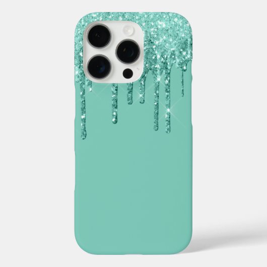 Glitter Drip iPhone 16 Pro Hoesje (Achterkant)