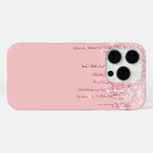 Glitter Drip iPhone 16 Pro Hoesje (Achterkant (horizontaal))
