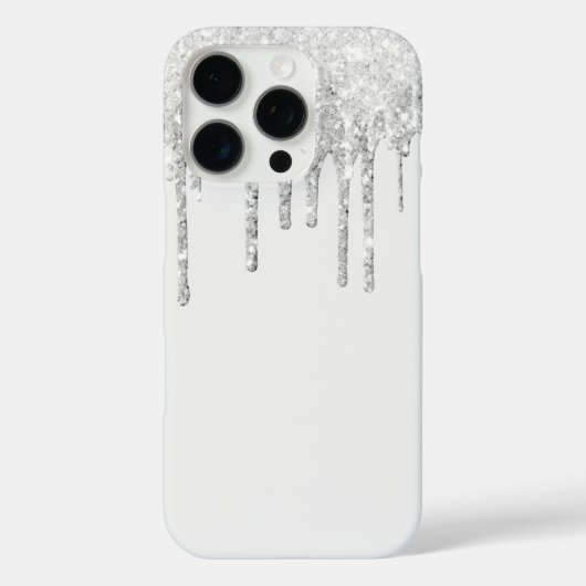 Glitter Drip iPhone 16 Pro Hoesje (Achterkant)
