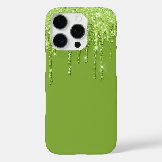 Glitter Drip iPhone 16 Pro Hoesje (Achterkant)