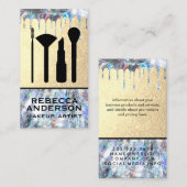 Glitter Drip | make-up kit Visitekaartje (Voorkant / Achterkant)