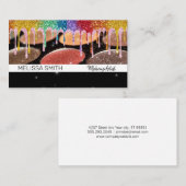 Glitter Drip | Make-up Palet  Visitekaartje (Voorkant / Achterkant)