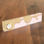 Glitter Drip Naambordje (Zijkant)
