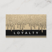 Glitter Drip Nails Spa Professional Trendy Pattern Afsprakenkaartje (Voorkant)