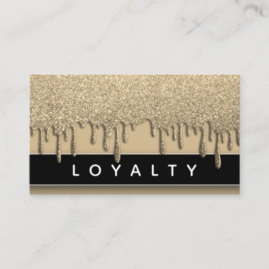 Glitter Drip Nails Spa Professional Trendy Pattern Afsprakenkaartje (Voorkant)