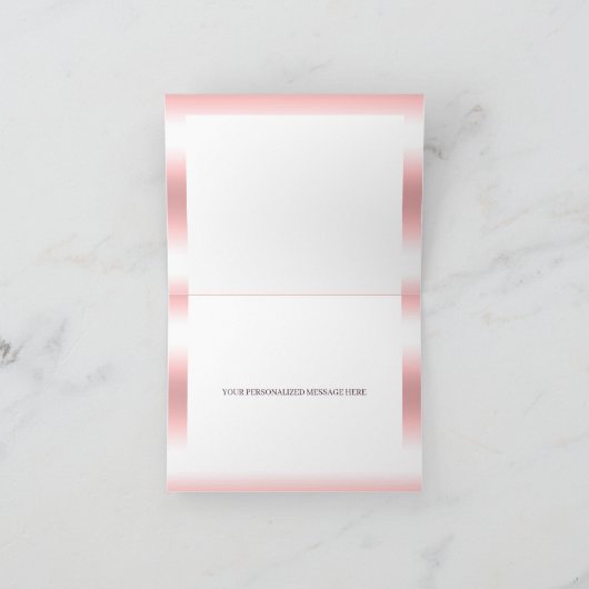 Glitter Drip Pink Baby Feet Dank je wel (Binnen)