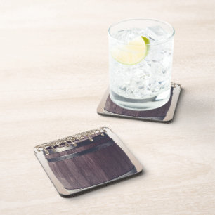 Glitter Drip Rustic Glam Country Barrel Bier Onderzetter