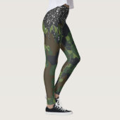 Glitter Drips Camouflage Camo Patroon Militaire Leggings (Rechts)