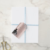 Glitter Drips,Jurk,Eiffeltoren Sweet 16 Cadeaulabel (Met Touw)