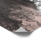 Glitter Drips,Jurk,Eiffeltoren Sweet 16 Poster (Hoek)