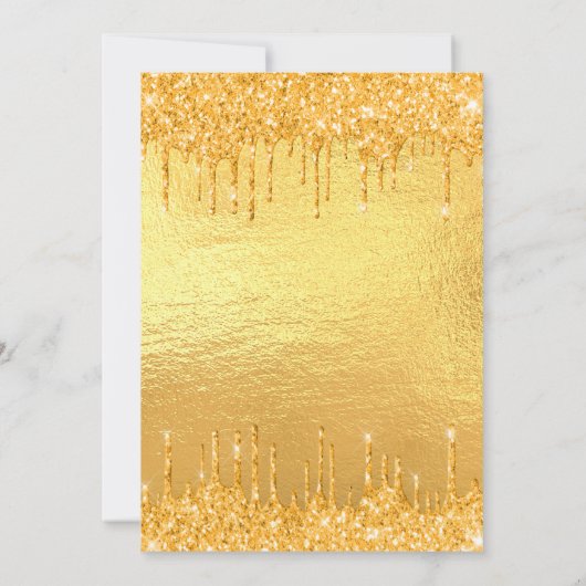 Glitter-drips op 80e verjaardag kaart (Achterkant)