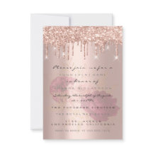 Glitter Drips Roos Gold Bridal Sweet 16th Marsala