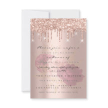 Glitter Drips Rose Goud  Bruids Sweet 16e Marsala