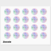 Glitter Drips Script Pensioen Dank Je Favoriet Ronde Sticker (Vel)