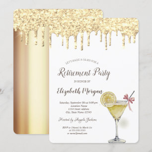 Glitter Drops Cocktail Citroen Verzorgingstehuis Kaart