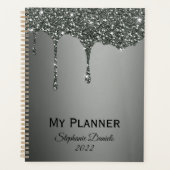Glitter Druipende Verf Planner (Voorkant)