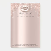 Glitter druist roze roze Benaming makreel Post-it® Notes (Voorkant)
