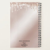 Glitter Druppels Make-up Wenkbrauw Eyes Lashes Roo Planner (Achterkant)