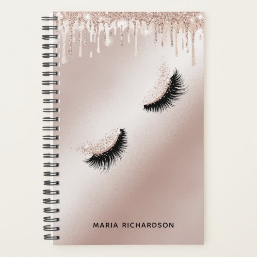 Glitter Druppels Make-up Wenkbrauw Eyes Lashes Roo Planner (Voorkant)