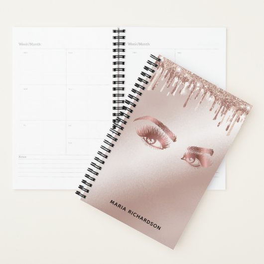 Glitter Druppels Make-up Wenkbrauw Eyes Lashes Roo Planner (Display)