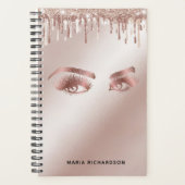 Glitter Druppels Make-up Wenkbrauw Eyes Lashes Roo Planner (Voorkant)