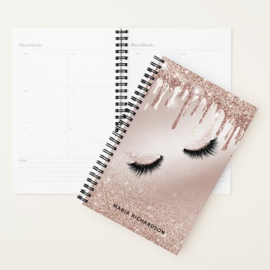 Glitter Druppels Make-up Wenkbrauw Eyes Lashes Roo Planner (Display)