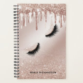 Glitter Druppels Make-up Wenkbrauw Eyes Lashes Roo Planner (Voorkant)