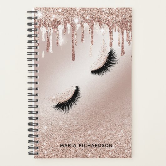 Glitter Druppels Make-up Wenkbrauw Eyes Lashes Roo Planner (Voorkant)