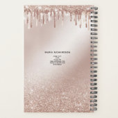 Glitter Druppels Make-up Wenkbrauw Eyes Lashes Roo Planner (Achterkant)