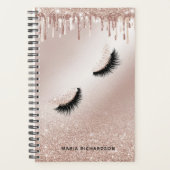 Glitter Druppels Make-up Wenkbrauw Eyes Lashes Roo Planner (Voorkant)