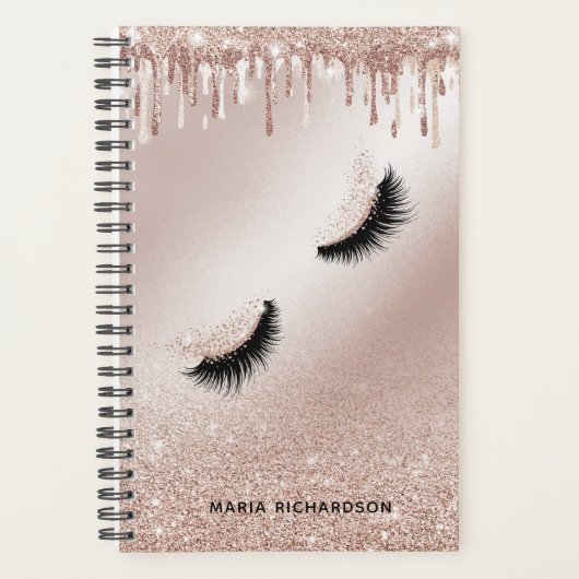 Glitter Druppels Make-up Wenkbrauw Eyes Lashes Roo Planner (Voorkant)