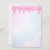 Glitter Dubbele Scheppen Verjaardag Pastel Glans Kaart (Achterkant)