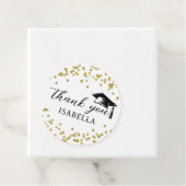 Glitter Dust Confetti Afstuderen Bedankt Bedankjes Labels (In situ)