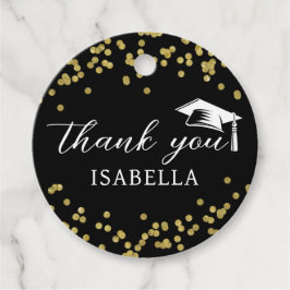 Glitter Dust Confetti Afstuderen Bedankt Bedankjes Labels