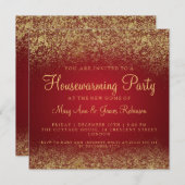 Glitter Dust Red Kaart (Voorkant / Achterkant)