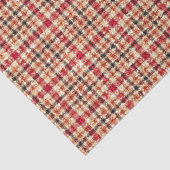 Glitter Earthtone Tartan Tissuepapier (Detail)