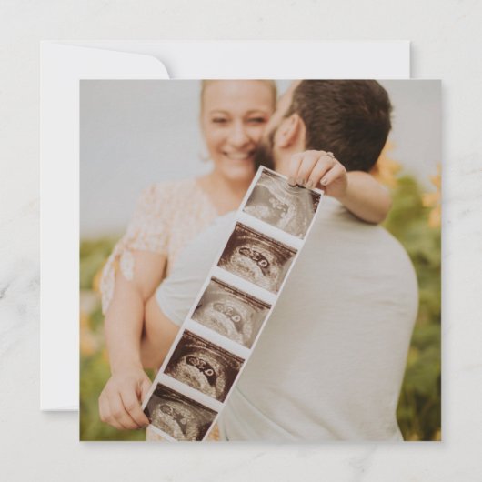 glitter , een vrolijke vaderdag uit de buik kaart (Achterkant)