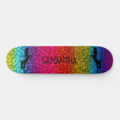 Glitter Eenhoorn Persoonlijk Skateboard (Horizontaal)