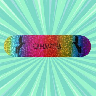 Glitter Eenhoorn Persoonlijk Skateboard