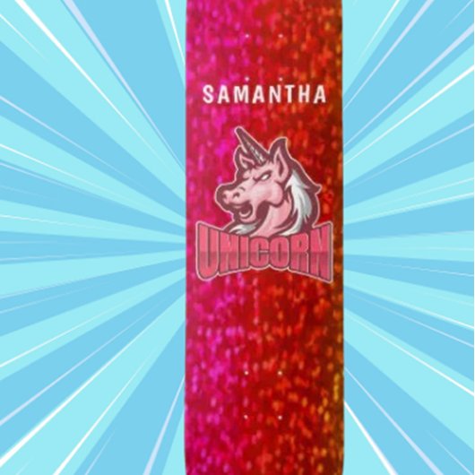 Glitter Eenhoorn Persoonlijk Skateboard