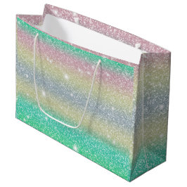 Glitter Eenhoorn Textuur Groot Cadeauzakje