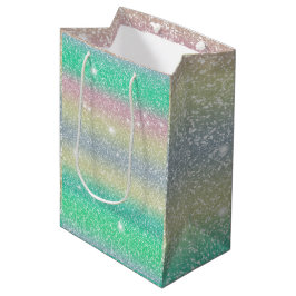 Glitter Eenhoorn Textuur Medium Cadeauzakje
