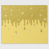 Glitter-effect en spaarpjes uitstrijken cadeaupapier (Vlak)