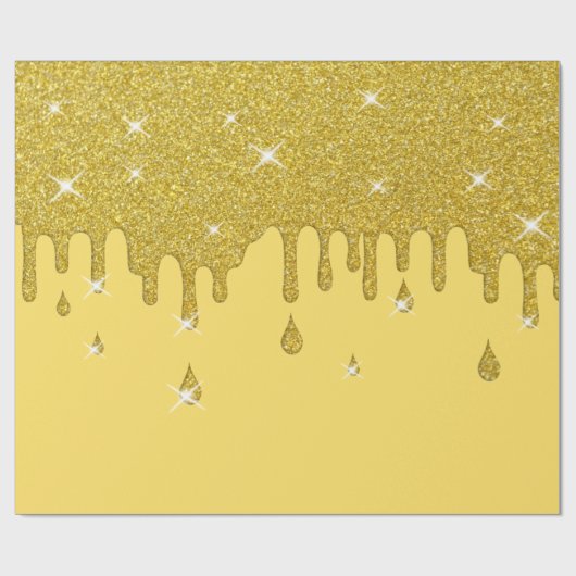 Glitter-effect en spaarpjes uitstrijken cadeaupapier (Vlak)