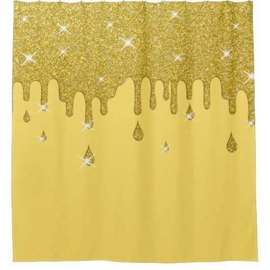 Glitter-effect en spaarpjes uitstrijken douchegordijn (Voorkant)
